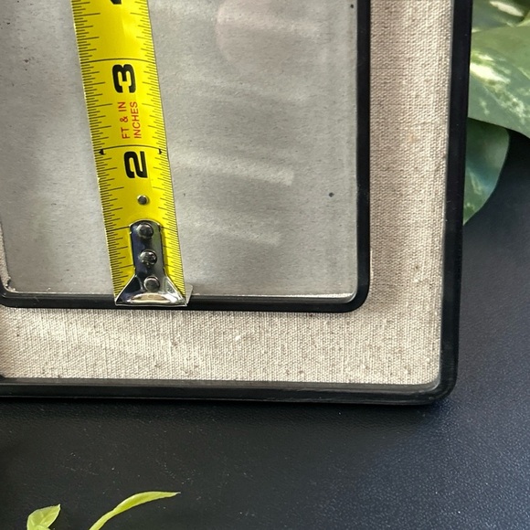 5x7 Sunflower Frame Croft and Barrow Metal Sunflowers Burlap Inset Black‎ Trim - Picture 4 of 12